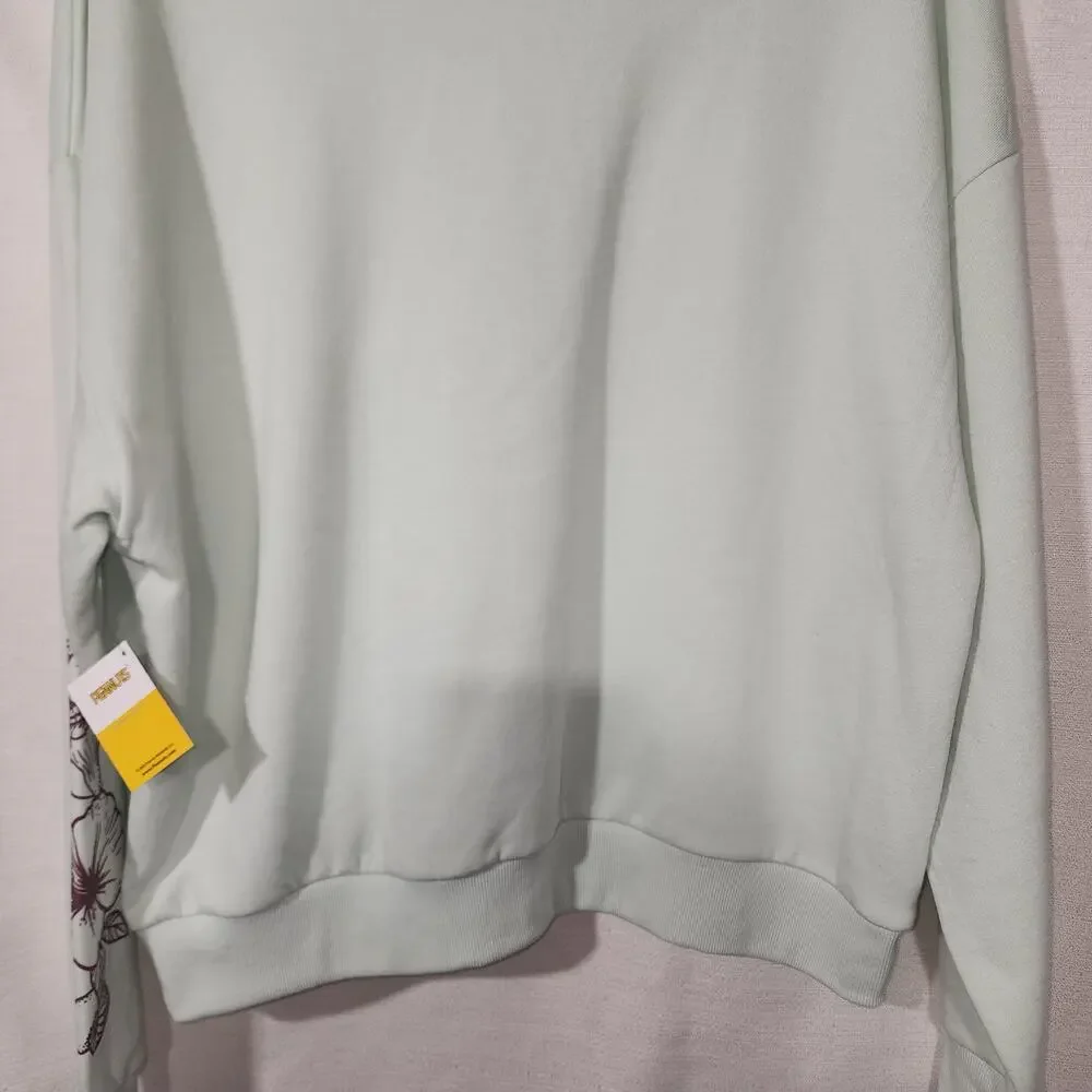 Snoopy surfing green sweatshirt size large